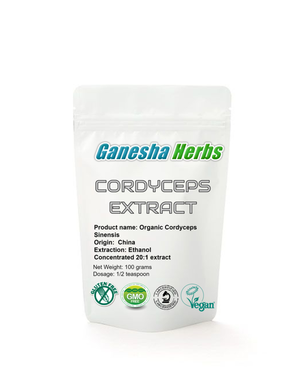 Certified Cordyceps Sinensis extract 3.6 oz. / 100 grams image 0