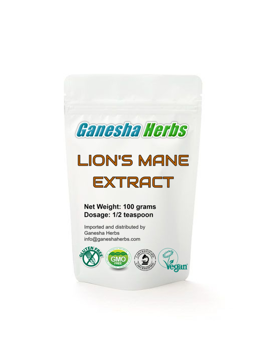 Certified Organic Lion's Mane Mushroom20:1 extract powder 3.6 oz. / 100 grams image 0