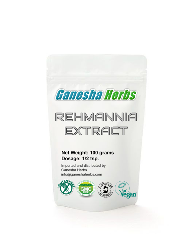 Organic Rehmannia Root 20:1 extract powder 100 grams image 0