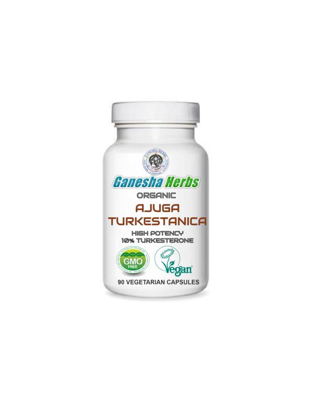 Ajuga Turkestanica 10% Turkesterone 180 capsules image 0