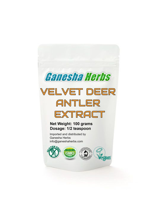 Velvet Deer Antler 50:1 extract Powder 3.6 oz. / 100 grams image 0