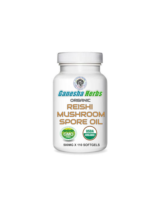 Certified Organic Ganoderma spore oil 110 softgels image 0