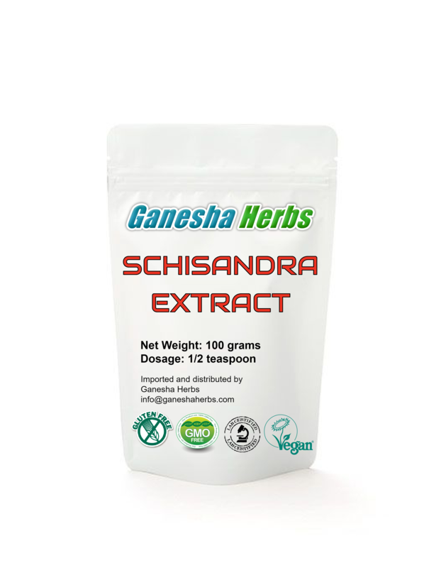 Certified organic Schizandra Chinensis 20:1 extract powder3.6 oz. / 100 grams image 0