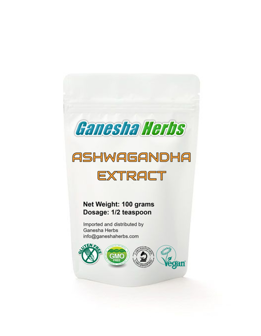 Certified Organic Withania somnifera 20:1 extract powder 3.6 oz. / 100 grams image 0