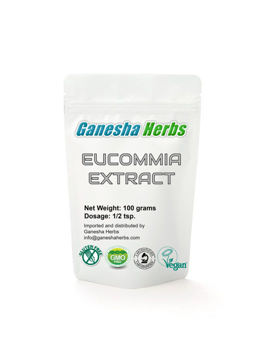 Organic Eucommia  Bark 20:1 extract powder  100 grams image 0