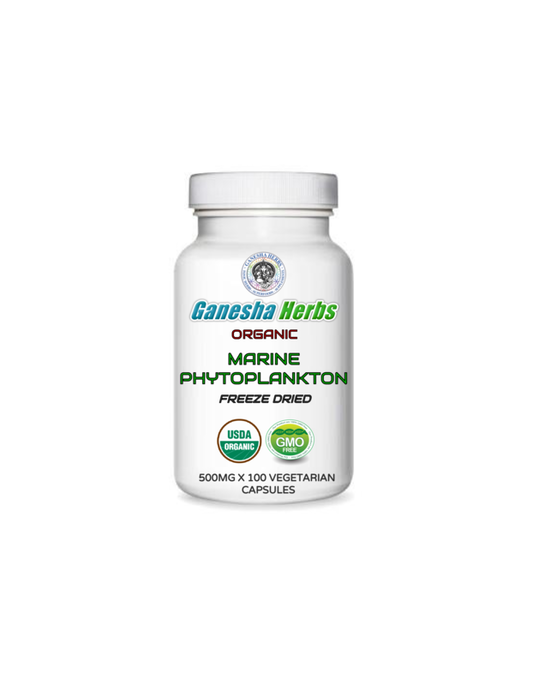 Organic Marine Phytoplankton freeze dried 100 capsules image 0