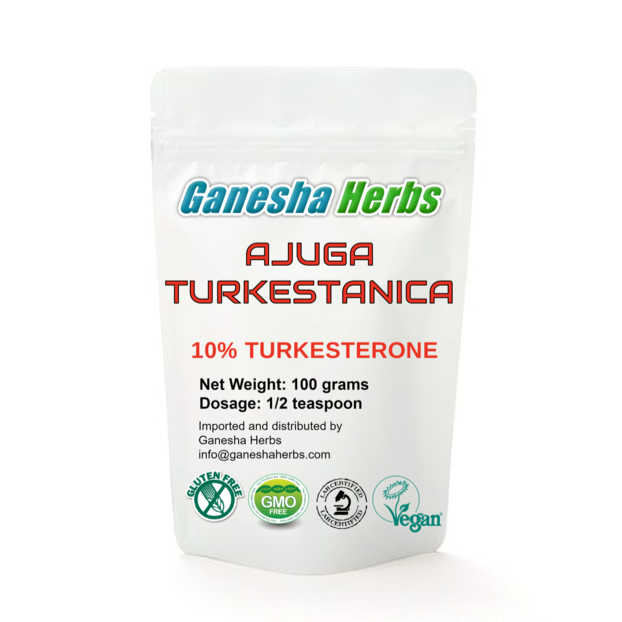 Ajuga Turkestanica Extract Powder (10% Turkesterone certified)  100 grams image 0
