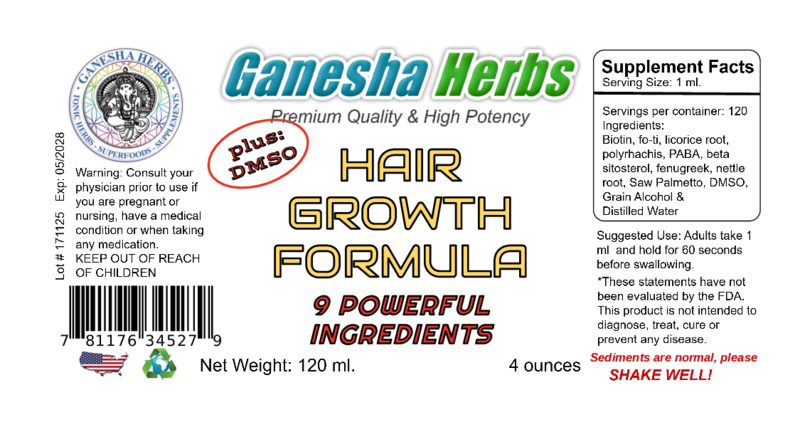 Hair Growth Formula Liquid Tincture